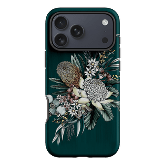 Teal Native Printed Phone Cases iPhone 17 Pro Max / Armoured by Typoflora - The Dairy