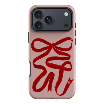 Valentine Ribbon Printed Phone Cases iPhone 17 Pro Max / Armoured by Jasmine Dowling - The Dairy