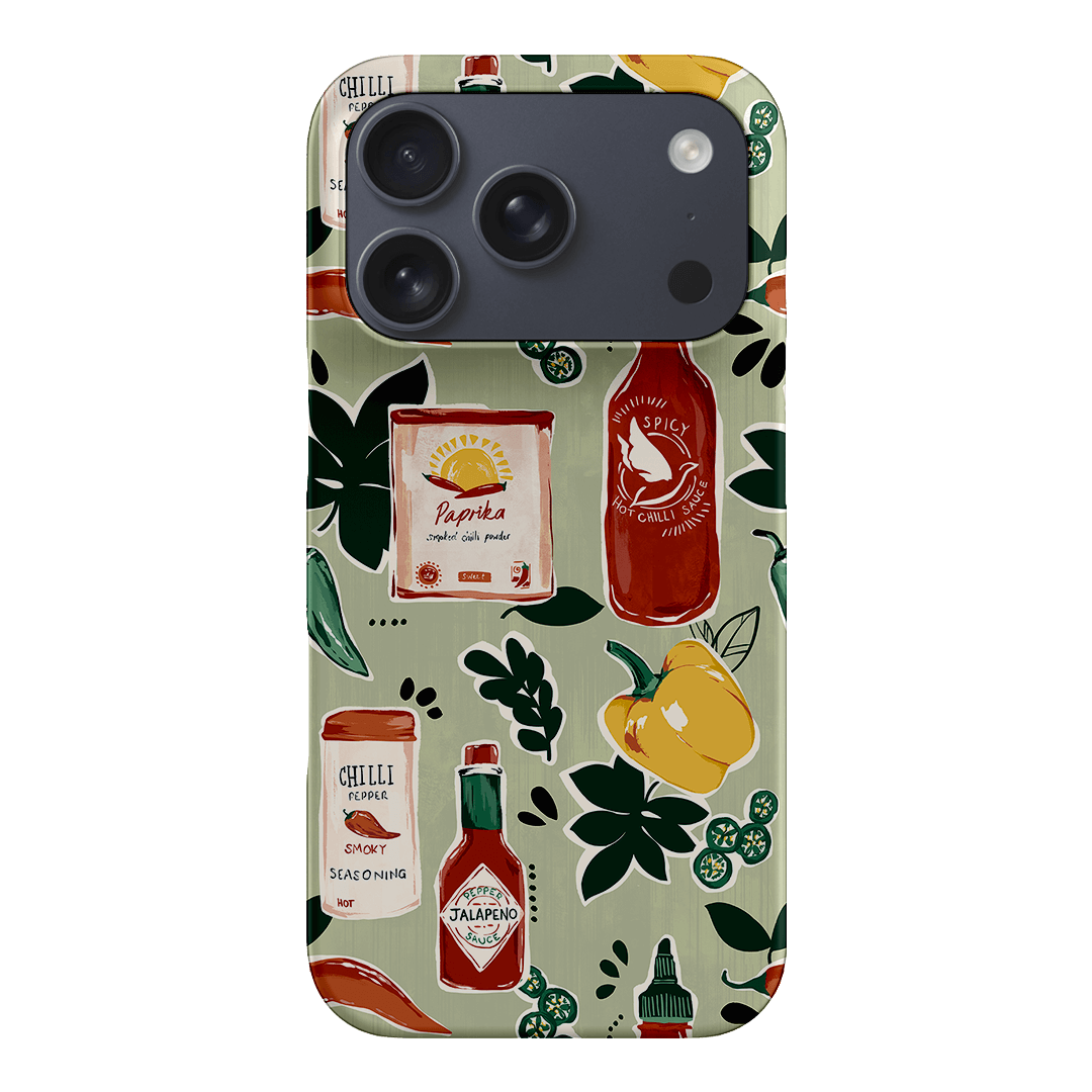 Chilli Pepper Printed Phone Cases iPhone 17 Pro / Snap by Charlie Taylor - The Dairy