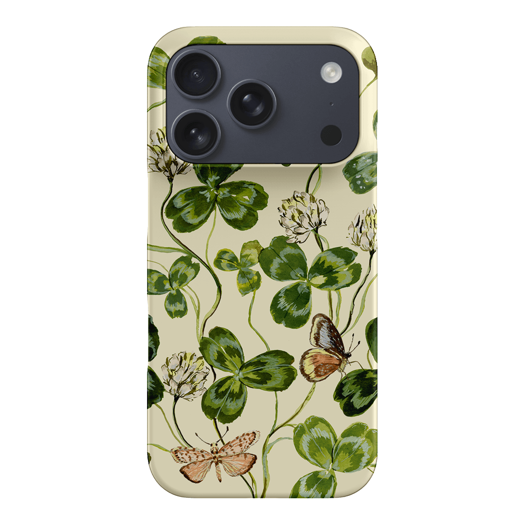 Clover & Butterflies Printed Phone Cases iPhone 17 Pro / Snap by Ellie Mae - The Dairy