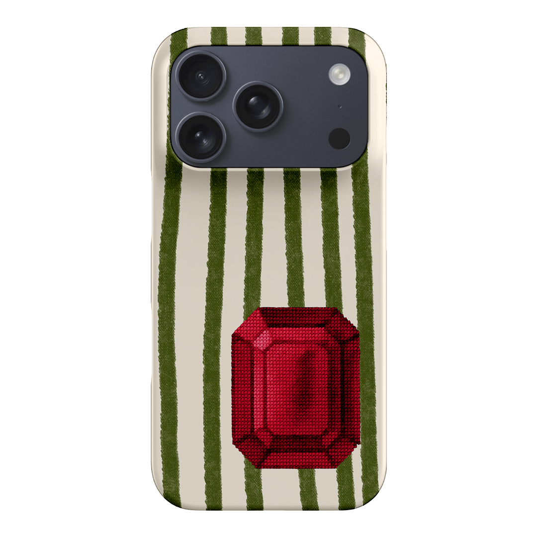 July Ruby Printed Phone Cases iPhone 17 Pro / Snap by Joiana - The Dairy