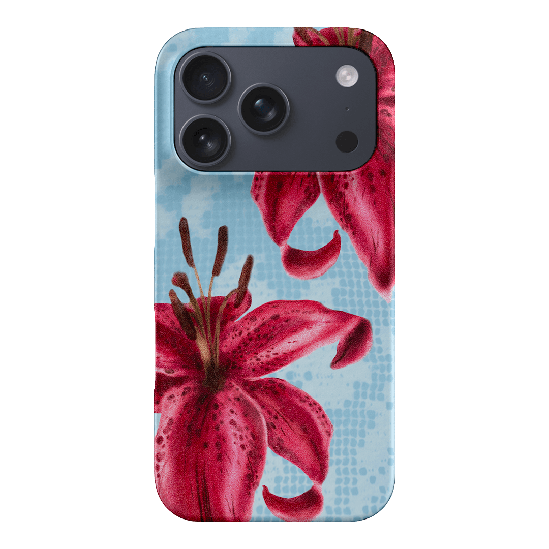 Lillies Printed Phone Cases iPhone 17 Pro / Snap by Sally Hungerford - The Dairy