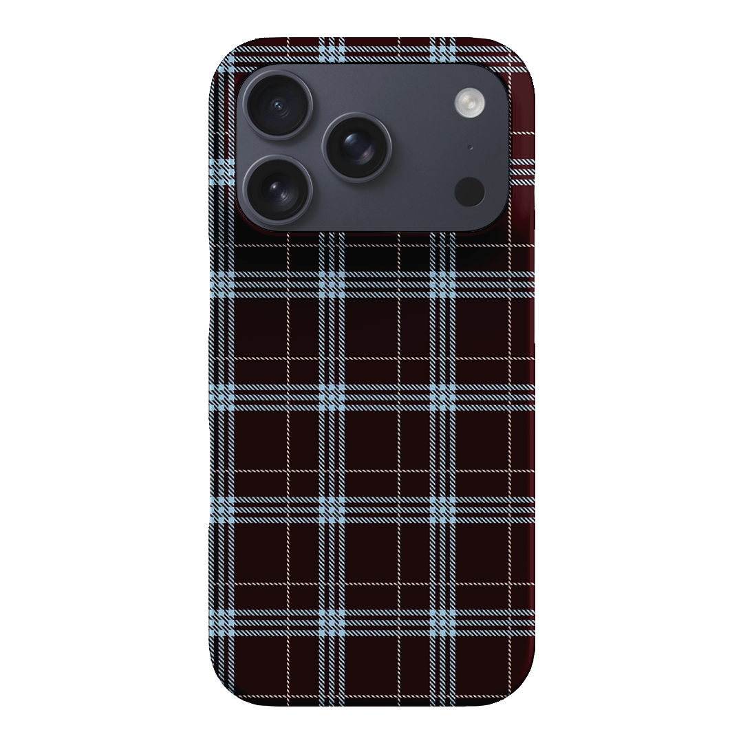 Mocha Plaid Printed Phone Cases iPhone 17 Pro / Snap by The Dairy - The Dairy