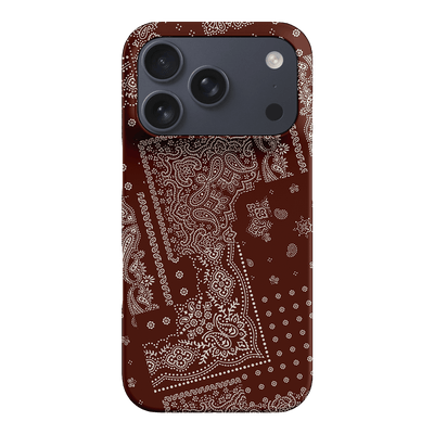 Paisley Cinnamon Printed Phone Cases iPhone 17 / Armoured by The Dairy - The Dairy