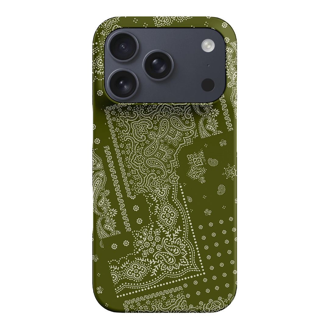 Paisley Fern Printed Phone Cases iPhone 17 Pro / Snap by The Dairy - The Dairy