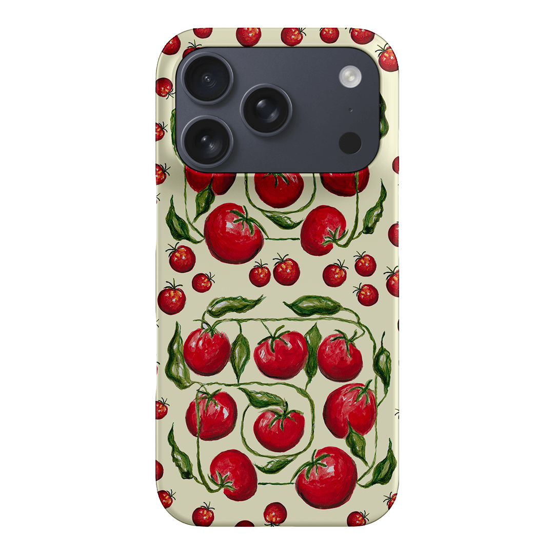 Red Tomatoes Printed Phone Cases iPhone 17 Pro / Snap by BG. Studio - The Dairy