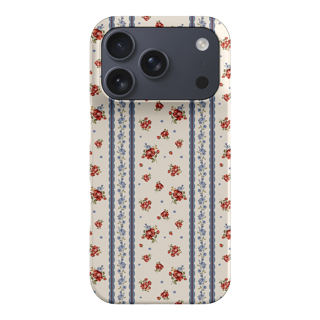 Rose Stripe Printed Phone Cases iPhone 17 Pro / Snap by Kasiags Art - The Dairy
