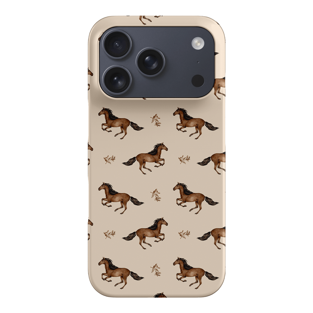 Running Horse Printed Phone Cases iPhone 17 Pro / Snap by Kasiags Art - The Dairy