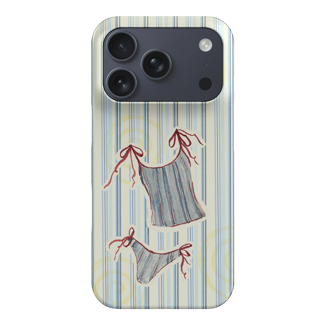Stripe Tankini Printed Phone Cases iPhone 17 Pro / Snap by Kayla Carr - The Dairy