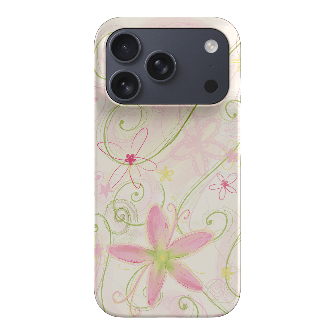 Swirl Pink Printed Phone Cases iPhone 17 Pro / Snap by Kayla Carr - The Dairy