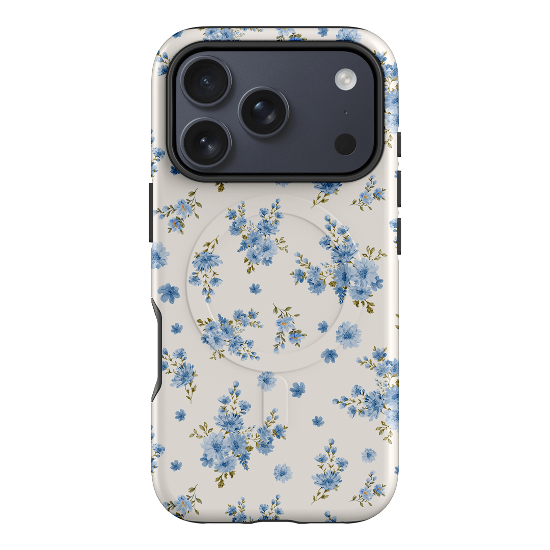 Blue Meadow Printed Phone Cases iPhone 17 Pro / Armoured MagSafe by Kasiags Art - The Dairy