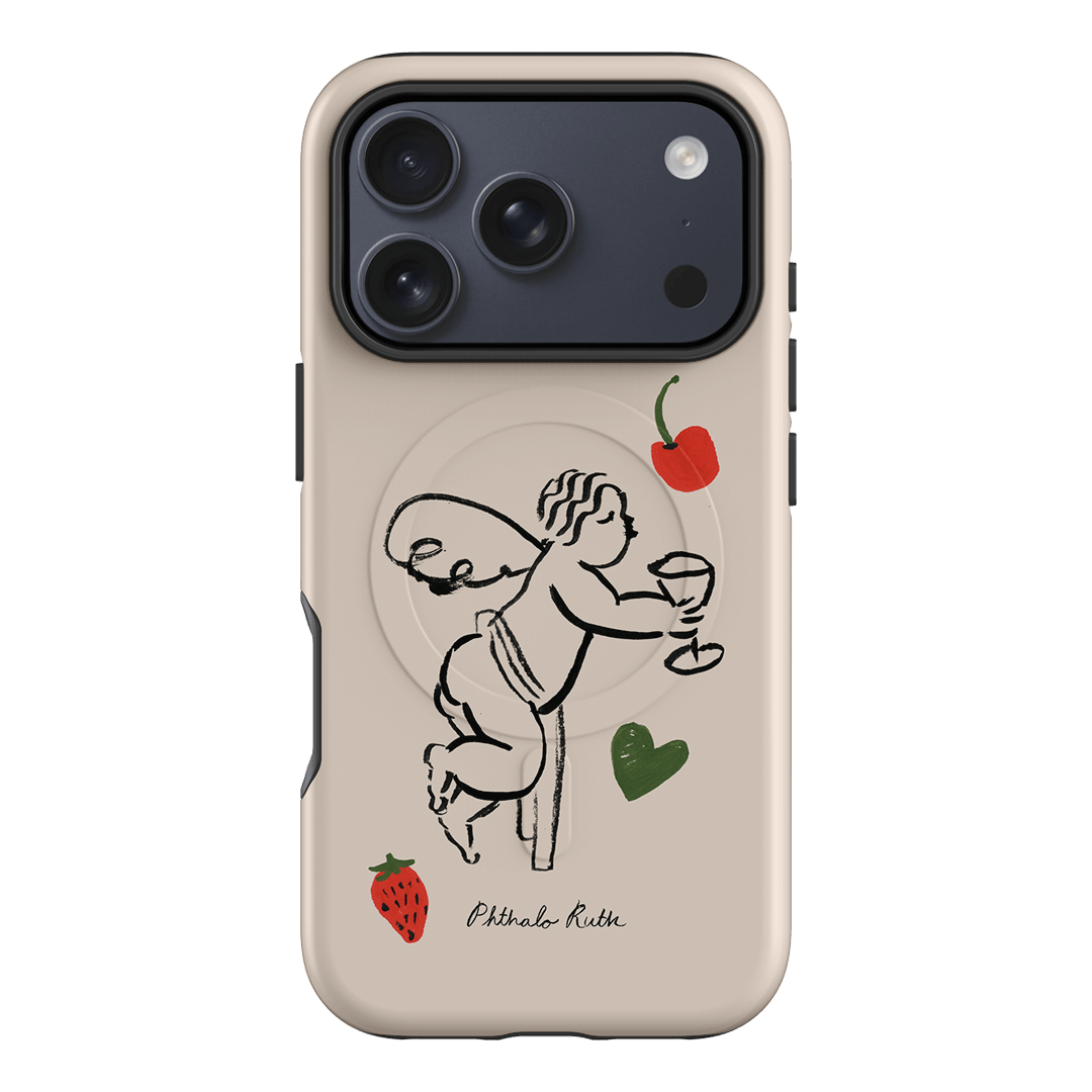 Cherub Printed Phone Cases iPhone 17 Pro / Armoured MagSafe by Phthalo Ruth - The Dairy