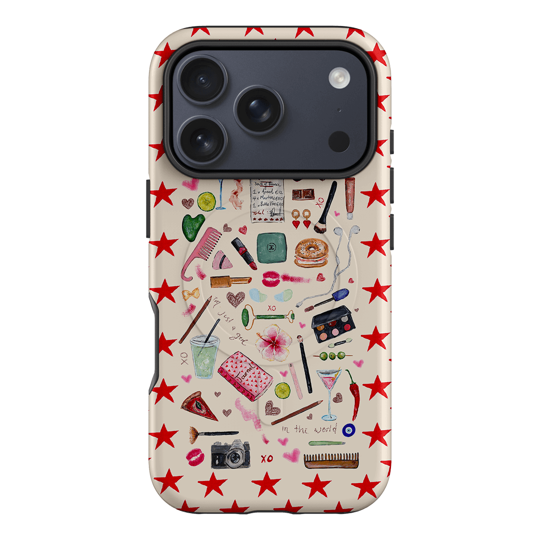 Just A Girl Printed Phone Cases iPhone 17 Pro / Armoured MagSafe by BG. Studio - The Dairy