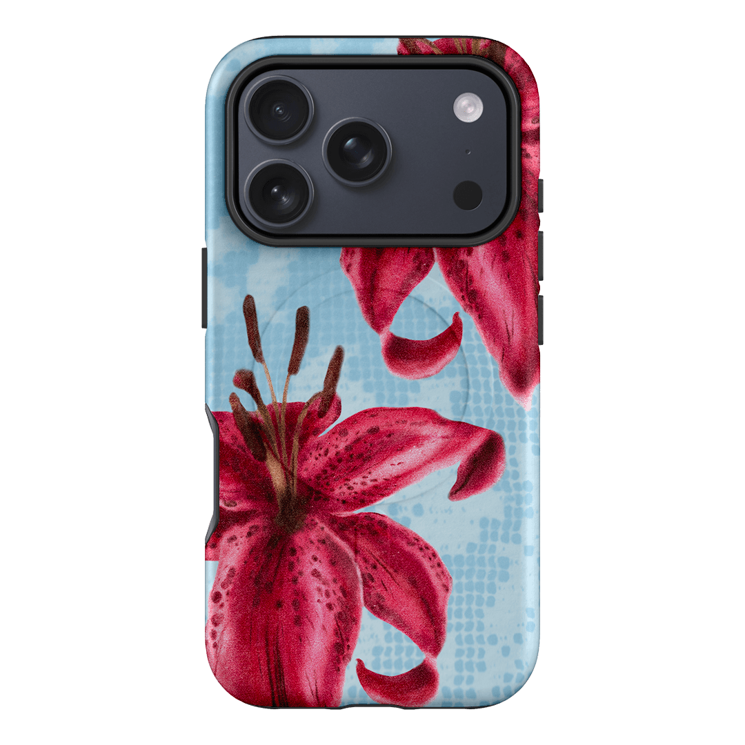 Lillies Printed Phone Cases iPhone 17 Pro / Armoured MagSafe by Sally Hungerford - The Dairy