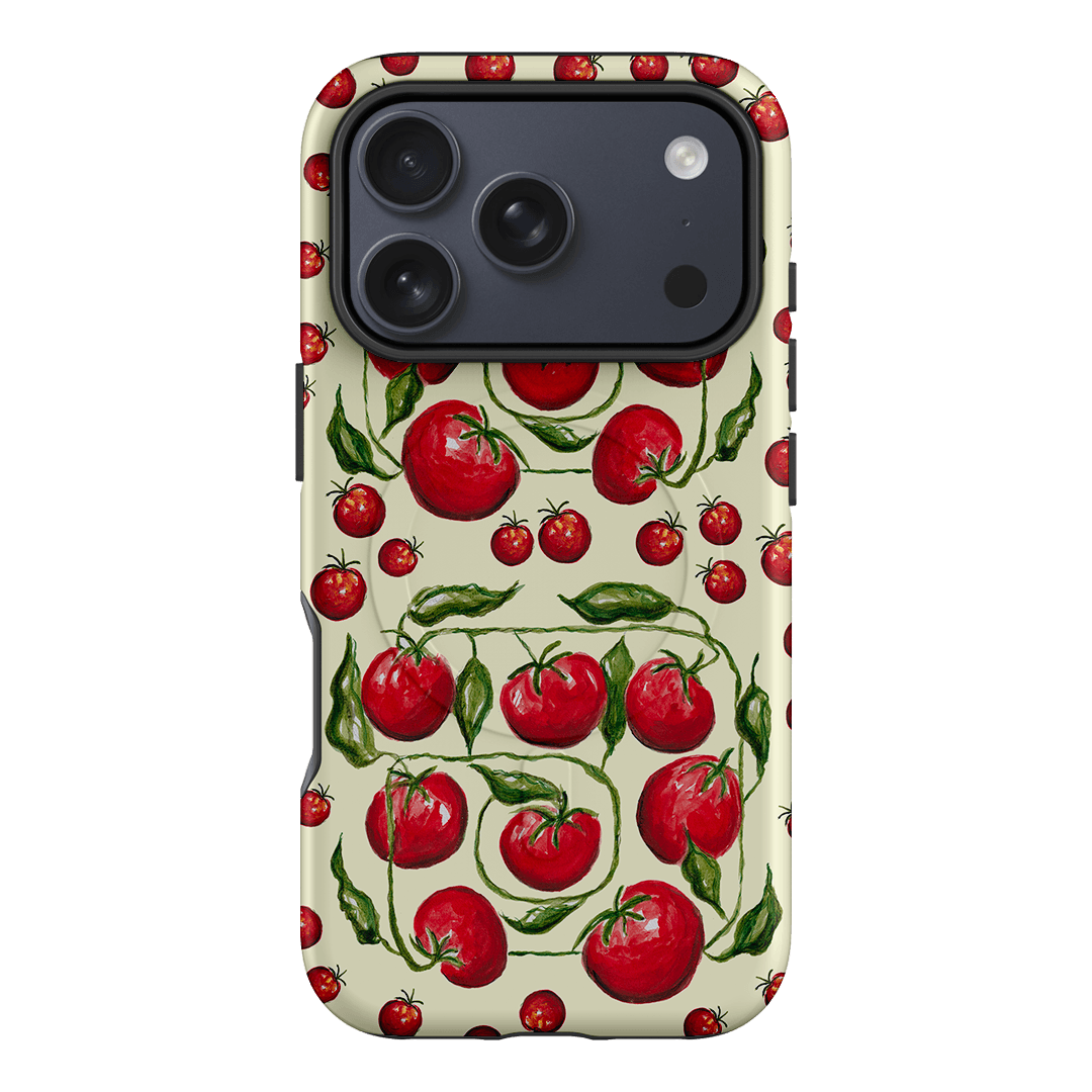Red Tomatoes Printed Phone Cases iPhone 17 Pro / Armoured MagSafe by BG. Studio - The Dairy