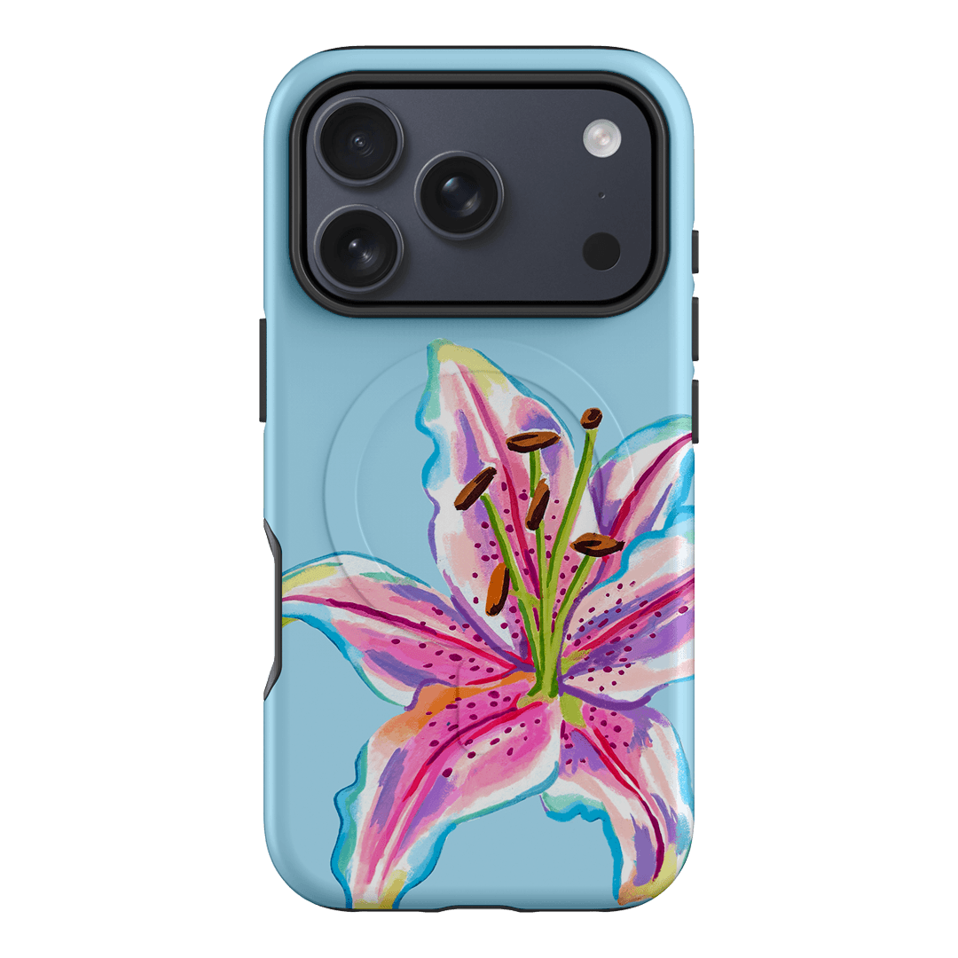 Sky Lily Printed Phone Cases iPhone 17 Pro / Armoured MagSafe by Femke Studio - The Dairy