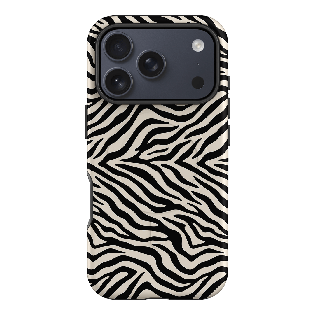 Zebra Ink Printed Phone Cases iPhone 17 Pro / Armoured MagSafe by The Dairy - The Dairy