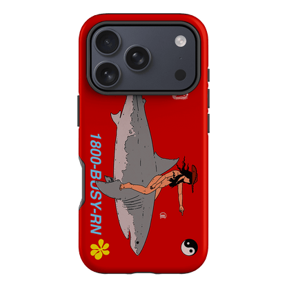 1800-Busy Rn in Red Printed Phone Cases iPhone 17 Pro / Armoured by Easty Beasty - The Dairy