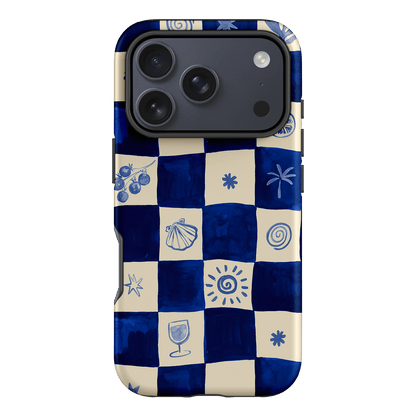 Afternoon Mezze Azure Printed Phone Cases iPhone 17 Pro / Armoured by Charlie Taylor - The Dairy