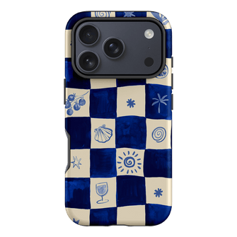 Afternoon Mezze Azure Printed Phone Cases iPhone 17 Pro / Armoured by Charlie Taylor - The Dairy