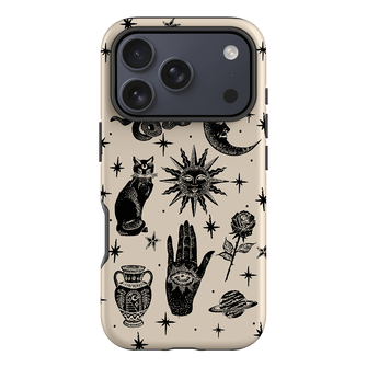 Astro Flash Beige Printed Phone Cases iPhone 17 Pro / Armoured by Veronica Tucker - The Dairy