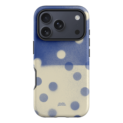 Bleu Polka Dot Printed Phone Cases iPhone 17 Pro / Armoured by Jasmine Dowling - The Dairy