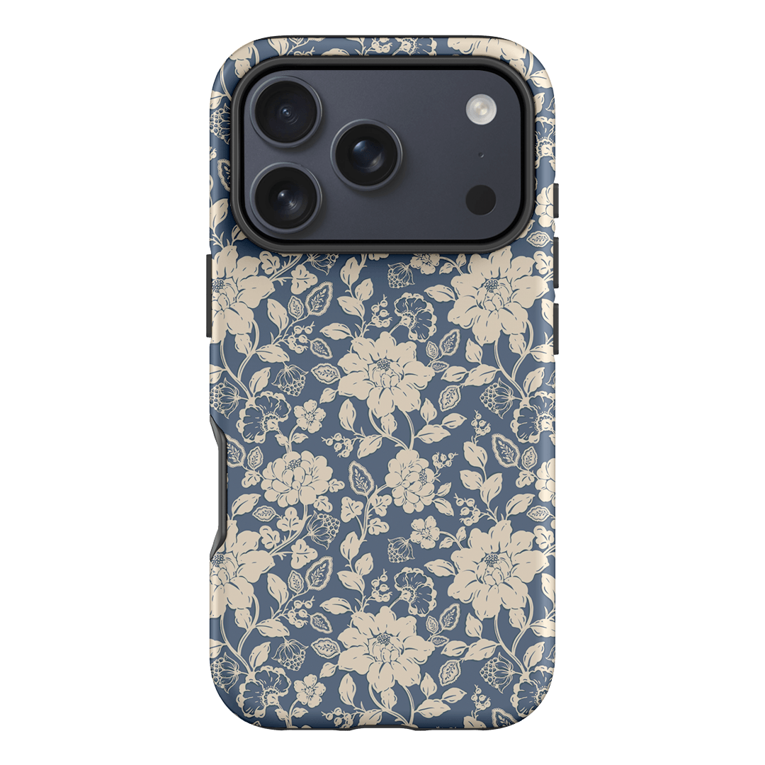 Blue Garden Printed Phone Cases iPhone 17 Pro / Armoured by Kasiags Art - The Dairy