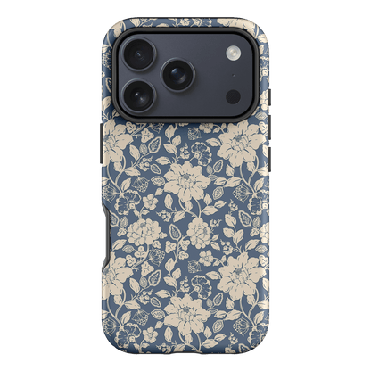 Blue Garden Printed Phone Cases iPhone 17 Pro / Armoured by Kasiags Art - The Dairy