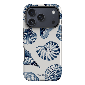 Blue Shells Printed Phone Cases iPhone 17 Pro / Armoured by Cass Deller - The Dairy