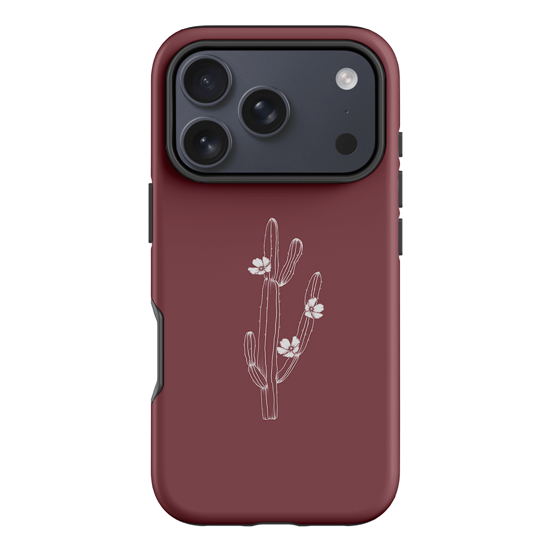 Cactus Flower Printed Phone Cases iPhone 17 Pro / Armoured by Typoflora - The Dairy