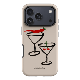 Chili Cherry Printed Phone Cases iPhone 17 Pro / Armoured by Phthalo Ruth - The Dairy