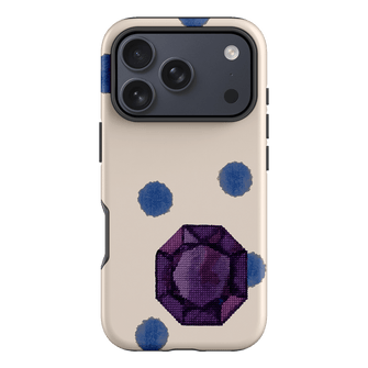 February Amethyst Printed Phone Cases iPhone 17 Pro / Armoured by Joiana - The Dairy