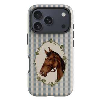 Gingham Horse Printed Phone Cases iPhone 17 Pro / Armoured by Kasiags Art - The Dairy