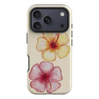 Hibiscus Flower Yellow Printed Phone Cases iPhone 17 Pro / Armoured by BG. Studio - The Dairy