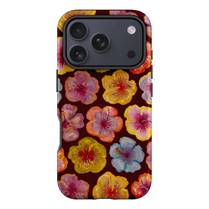 Hibiscus Holiday Rouge Printed Phone Cases iPhone 17 Pro / Armoured by BG. Studio - The Dairy