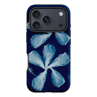 Hibiscus Cyanotype Printed Phone Cases iPhone 17 Pro / Armoured by Sally Hungerford - The Dairy