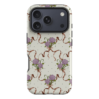 Hydrangea Ribbon Printed Phone Cases iPhone 17 Pro / Armoured by Veronica Tucker - The Dairy