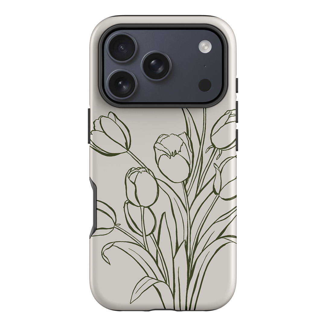 Inked Tulips Printed Phone Cases iPhone 17 Pro / Armoured by Typoflora - The Dairy