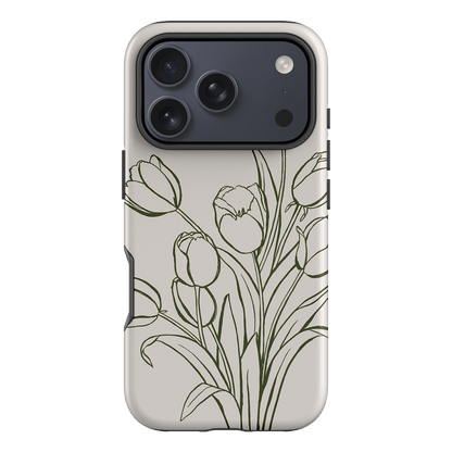 Inked Tulips Printed Phone Cases iPhone 17 Pro / Armoured by Typoflora - The Dairy