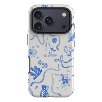 Mediterranean Wave Printed Phone Cases iPhone 17 Pro / Armoured by Charlie Taylor - The Dairy