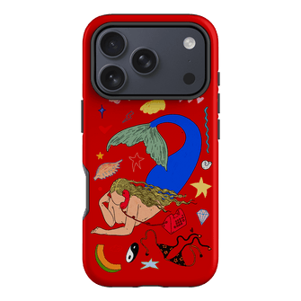 Mermaid Salad Scarlet Printed Phone Cases iPhone 17 Pro / Armoured by Easty Beasty - The Dairy