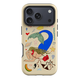 Mermaid Salad Cream Printed Phone Cases iPhone 17 Pro / Armoured by Easty Beasty - The Dairy