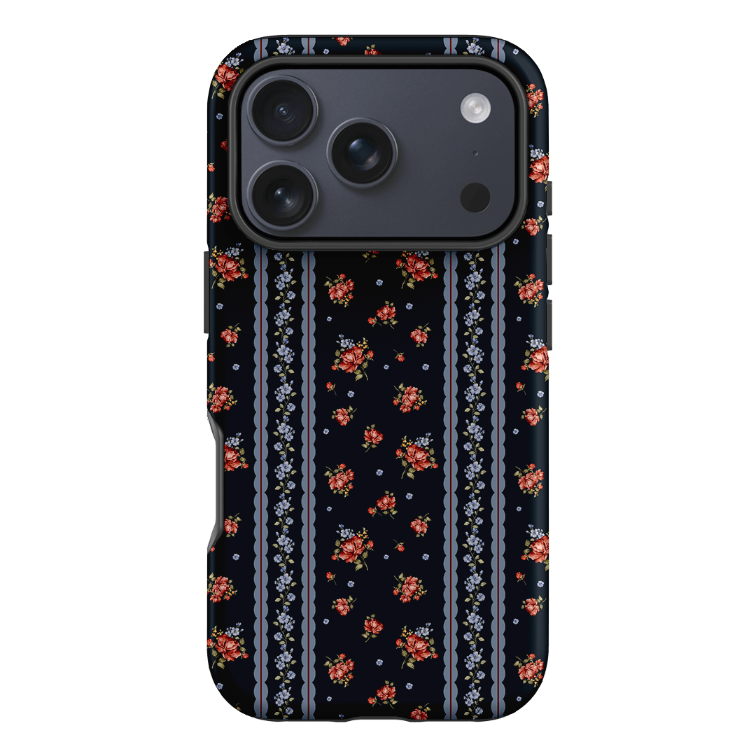 Midnight Stripe Printed Phone Cases iPhone 17 Pro / Armoured by Kasiags Art - The Dairy