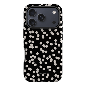 Mini Confetti Noir Printed Phone Cases iPhone 17 Pro / Armoured by Veronica Tucker - The Dairy
