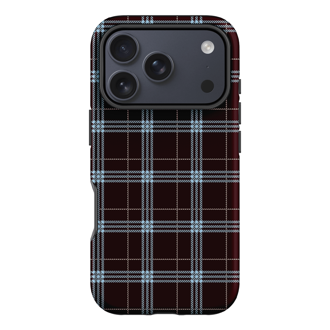 Mocha Plaid Printed Phone Cases iPhone 17 Pro / Armoured by The Dairy - The Dairy
