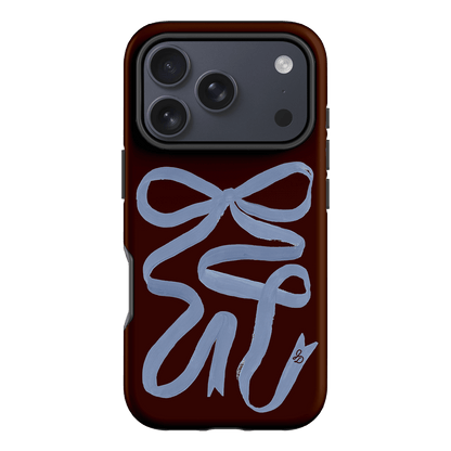 Mocha Ribbon Printed Phone Cases iPhone 17 Pro / Armoured by Jasmine Dowling - The Dairy