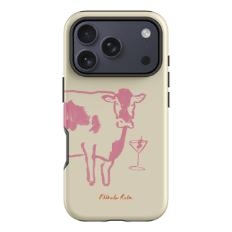Mootini Pink Printed Phone Cases iPhone 17 Pro / Armoured by Phthalo Ruth - The Dairy