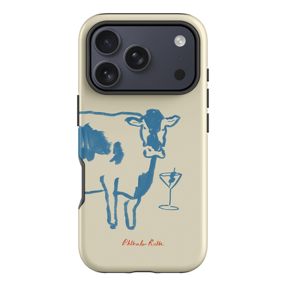 Mootini Blue Printed Phone Cases iPhone 17 Pro / Armoured by Phthalo Ruth - The Dairy