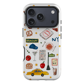NYC White Printed Phone Cases iPhone 17 Pro / Armoured by BG. Studio - The Dairy