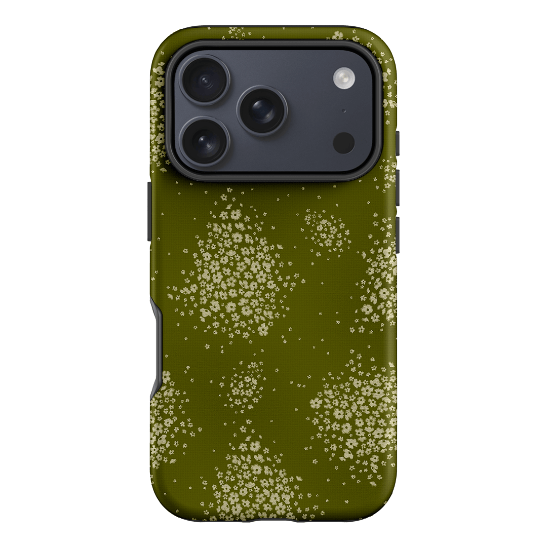 Olive Bloom Printed Phone Cases iPhone 17 Pro / Armoured by Veronica Tucker - The Dairy